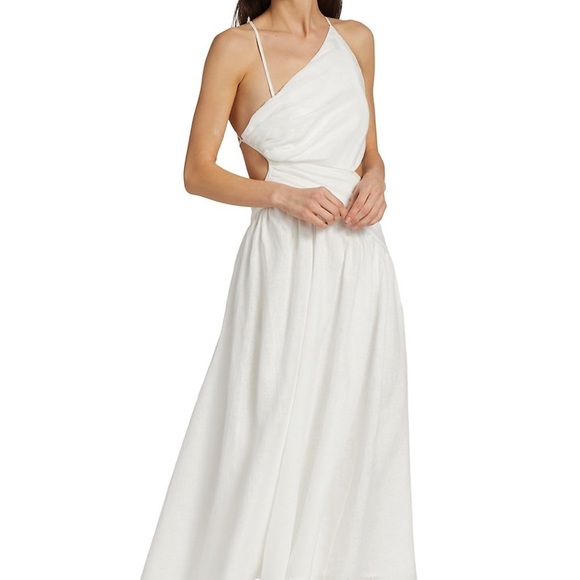 NWT Zimmermann Tropicana Asymmetric Dress in Ivory - Picture 2 of 9